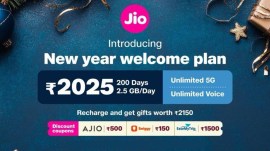 Jio introduced the New Year Welcome plan on December 11, 2024.