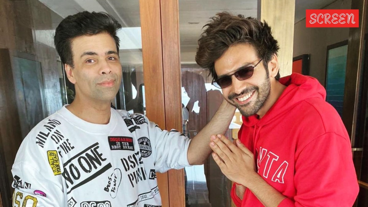 Kartik Aaryan Karan Johar