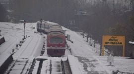 The Kashmir line or USBRL project was sanctioned in 1994-95.