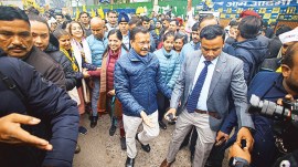 Kejriwal files nomination, Arvind Kejriwal, Aam Aadmi Party AAP, Delhi Assembly elections, Delhi Assembly polls, delhi news, India news, Indian express, current affairs