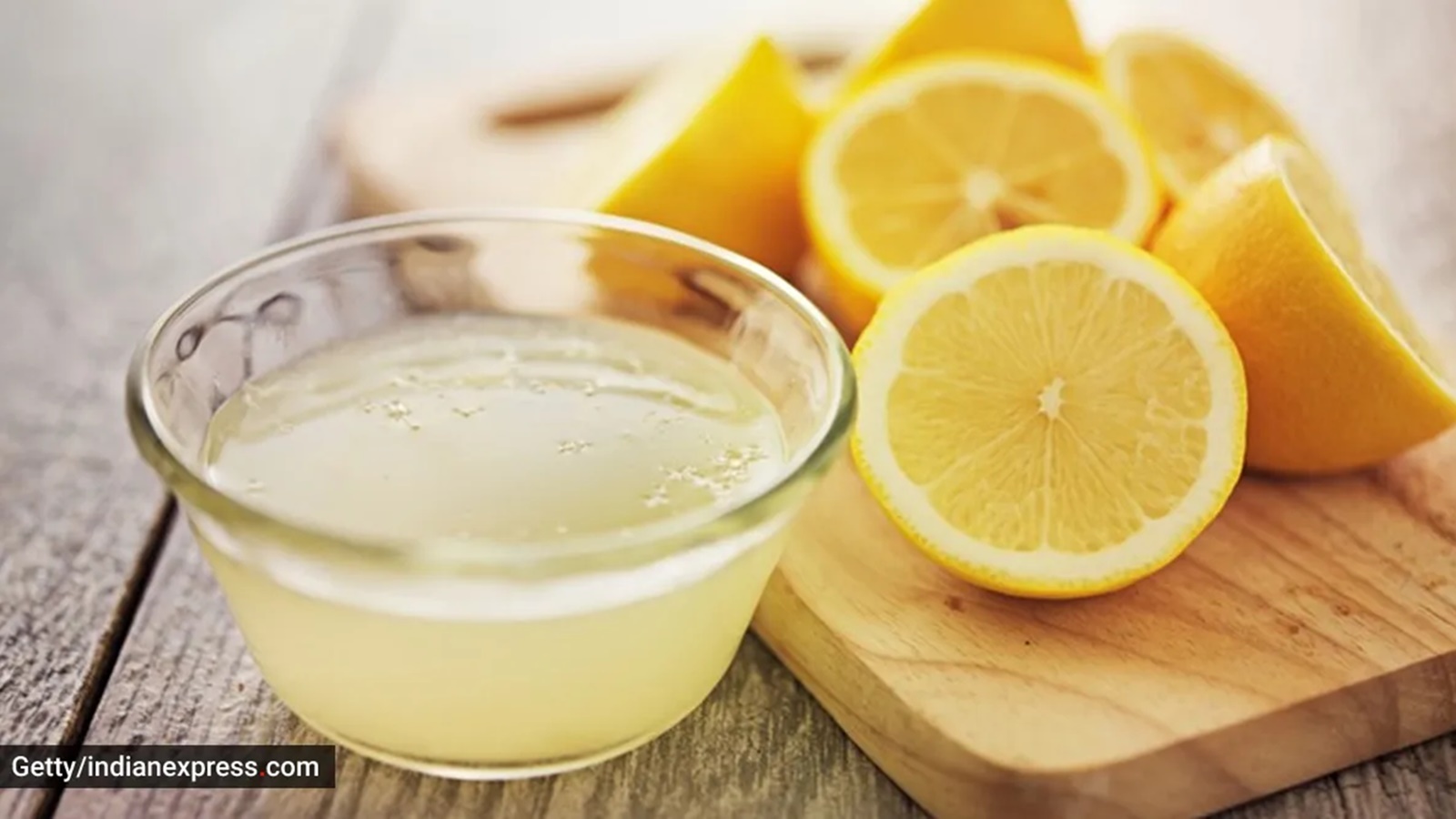 lemon water