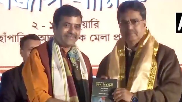 manik saha, Hapania book fair, indian express, tripura news