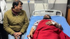 J&K BJP leader's son shot