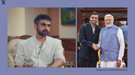 Internet speculates Nikhil Kamath's mysterious guest is PM Narendra Modi