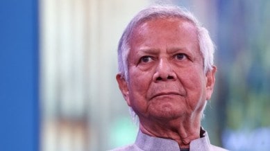 Muhammad Yunus, head of the interim government of Bangladesh, dhaka, minorities in bangladesh, indian express