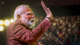 Prime Minister Narendra Modi speaks during the inauguration of the Grameen Bharat Mahotsav 2025, in New Delhi, Saturday. (PTI Photo)