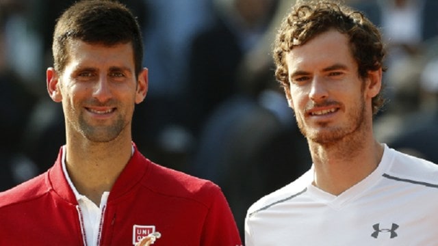 Novak Djokovic and Andy Murray