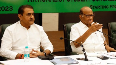 praful patel, sharad pawar, maharashtra elections 2024, indian express