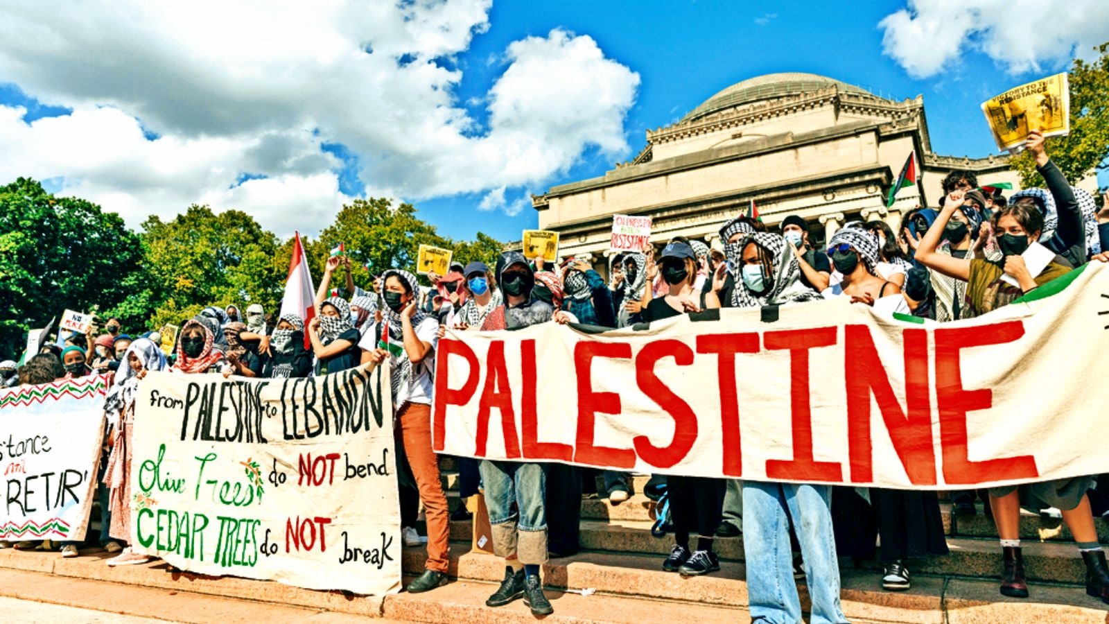 Anxiety on campus after Trump says visas of pro-Palestinian protesters will be cancelled