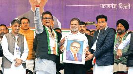 Patparganj poll rally, Delhi Assembly elections, Delhi Assembly polls, Rahul Gandhi, Aam Aadmi Party AAP, Manish Sisodia, delhi news, India news, Indian express, current affairs