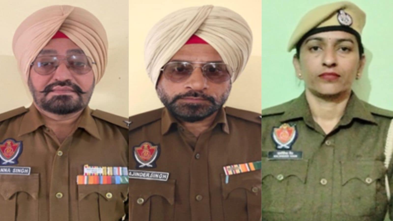 Punjab Police officers receive bravery awards.