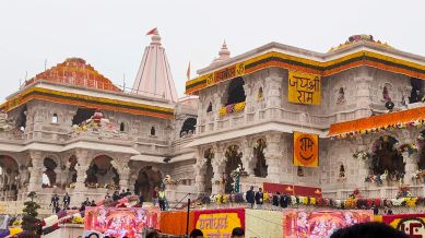 Ram Mandir In 1992, Hindu kar sevaks razed the Babri Masjid in Ayodhya. The Ayodhya temple has been built at the site where the mosque once stood. (Express File Photo)