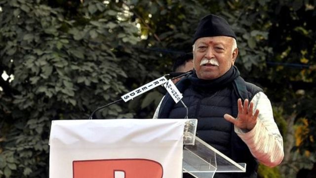 RSS main  Mohan Bhagwat was speaking astatine  the Republic Day solemnisation  astatine  a assemblage   successful  Bhiwandi municipality  of Maharashtra's Thane district.