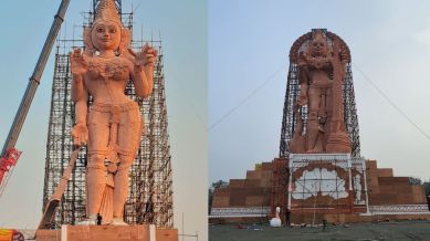 tallest saraswati idol