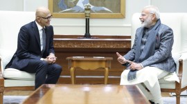 SATYA NADELLA, NARENDRA MODI