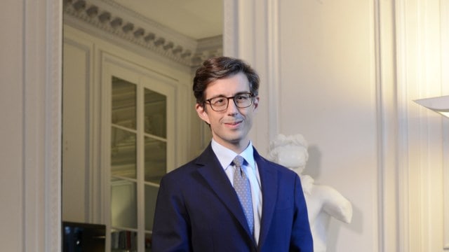 Luis Vassy, the new Director of Sciences Po, Paris was on a two-day visit to India