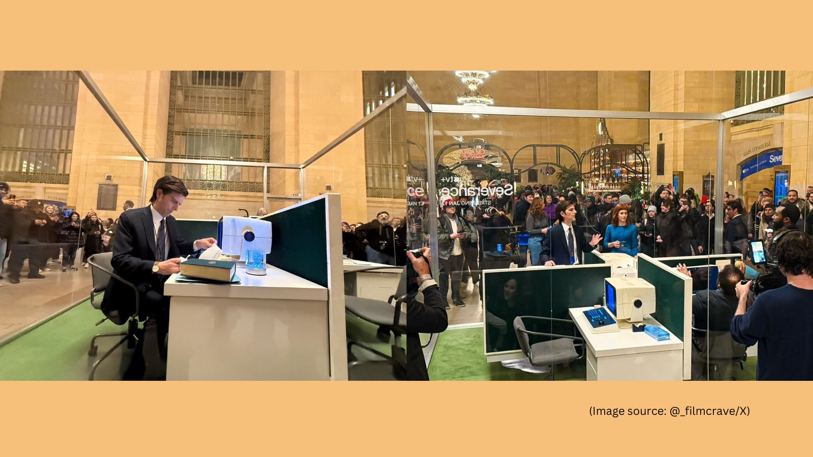 ‘Severance’ cast takes over New York City’s Grand Central Station in