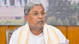 BJP always projected Mahatma Gandhi as 'anti-Hindu' but one must understand that it is 100 per cent false, Karnataka CM Siddaramaiah said at the inauguration of Mahatma Gandhi's statue in front of Suvarna Vidhana Soudha in Belagavi.