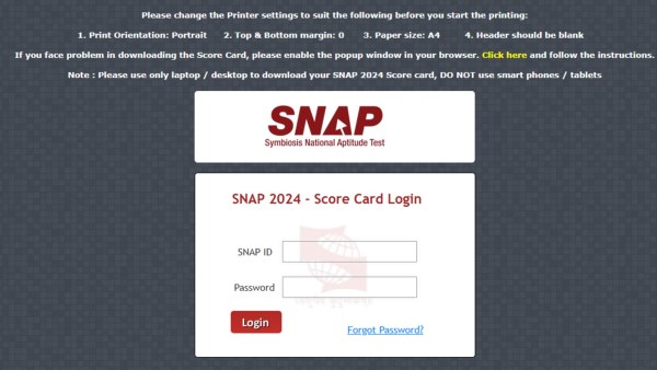 SNAP 2024 result out: How to download scorecard at snaptest.org | Education News - The Indian Express