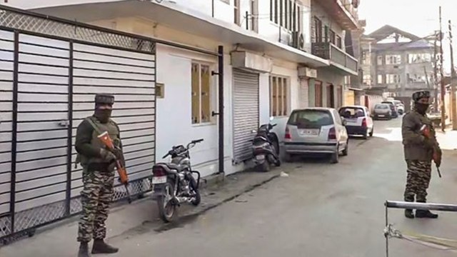 NIA searches J&K houses