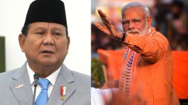 republic day, subianto, modi