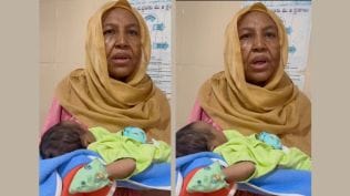 sudan Saida Abdul Wahab with her baby Hamnad Abdur Raheem. Saida arrived in Hyderabad a year ago with the hope of conceiving a child. (Photo: Special Arrangement)