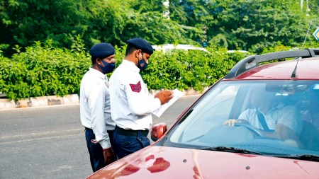 traffic violations, bihar traffic violations, Bihar government, Automatic Number Plate Recognition cameras, CCTVs and Artificial Intelligence, Indian express news, current affairs