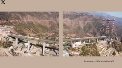 Ashwini Vaishnaw celebrates successful trial run of Jammu-Srinagar railway line