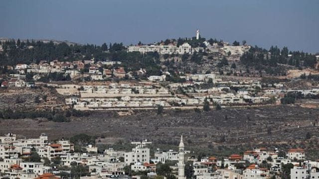 A presumption    of the Israeli colony  Shilo adjacent   the Palestinian municipality  of Turmus Ayya adjacent   Ramallah, successful  the Israeli-occupied West Bank