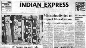 Forty Years Ago, Rajiv Gandhi, Madhya Pradesh, Uttar Pradesh and Bihar, Jammu and Kashmir Assembly, editorial, Indian express, opinion news, current affairs