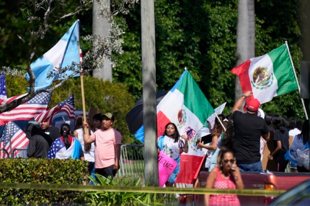 Trump protest