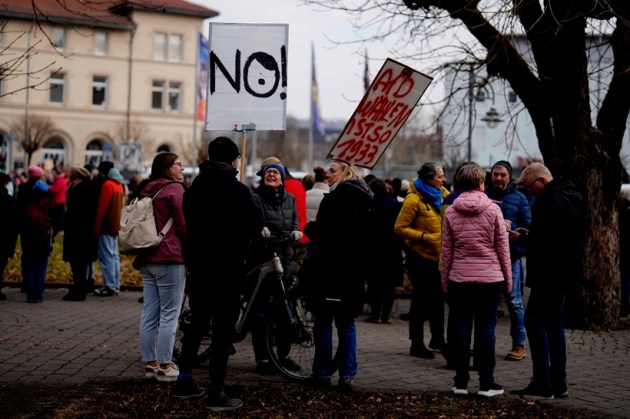In photos: Mass protest in Germany against far-right ahead of election ...