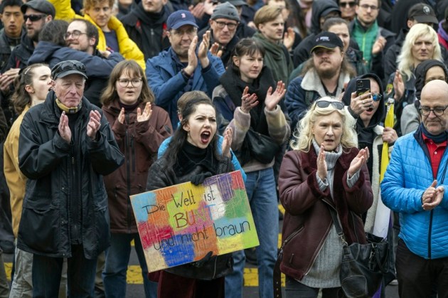 Switzerland Germany Protest