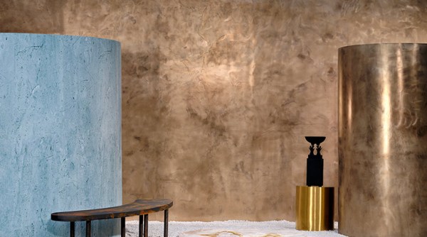 The Hand of Adam side table- Atelier Ashiesh ShahDrumstick table- Hatsu Kenna Ivory Gold rug- Hands Carpet