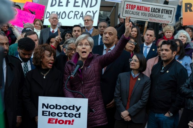 Protest against Musk