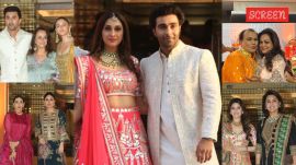 Aadar Jain Alekha Advani mehendi ceremony