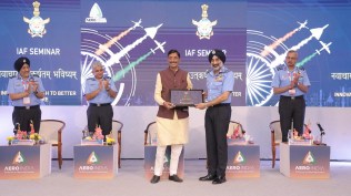 Air Chief Marshal Amar Preet Singh at Aero India 2025.