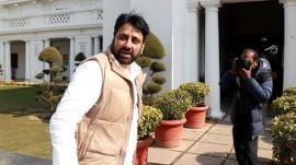 FIR has been registered against AAP MLA Amanatullah Khan - Express Photo - Amit Mehra