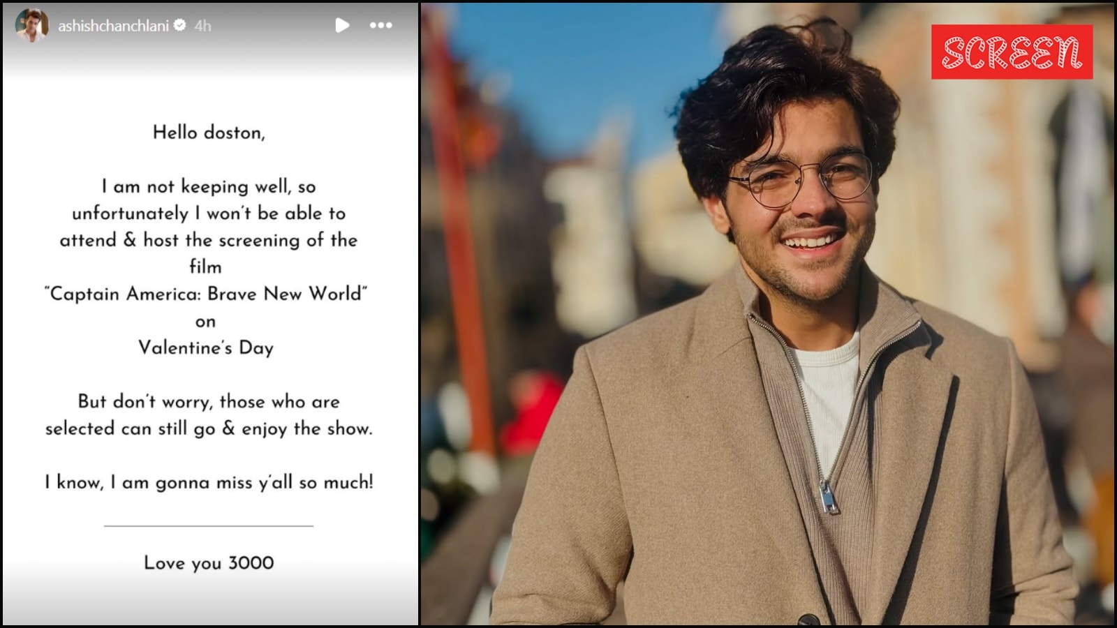 Ranveer Allahbadia controversy: ‘Unwell’ Ashish Chanchlani to not attend special screening of Captain America Brave New World