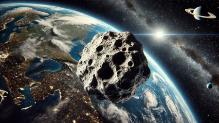 The 2024 YR4 is reportedly a 196-foot-wide space rock. (Representational Image: OpenAI/DaLLE)