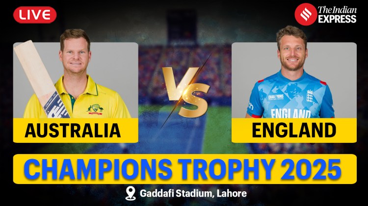 Champions Trophy 2025, AUS vs ENG Live Cricket Score Online and Updates