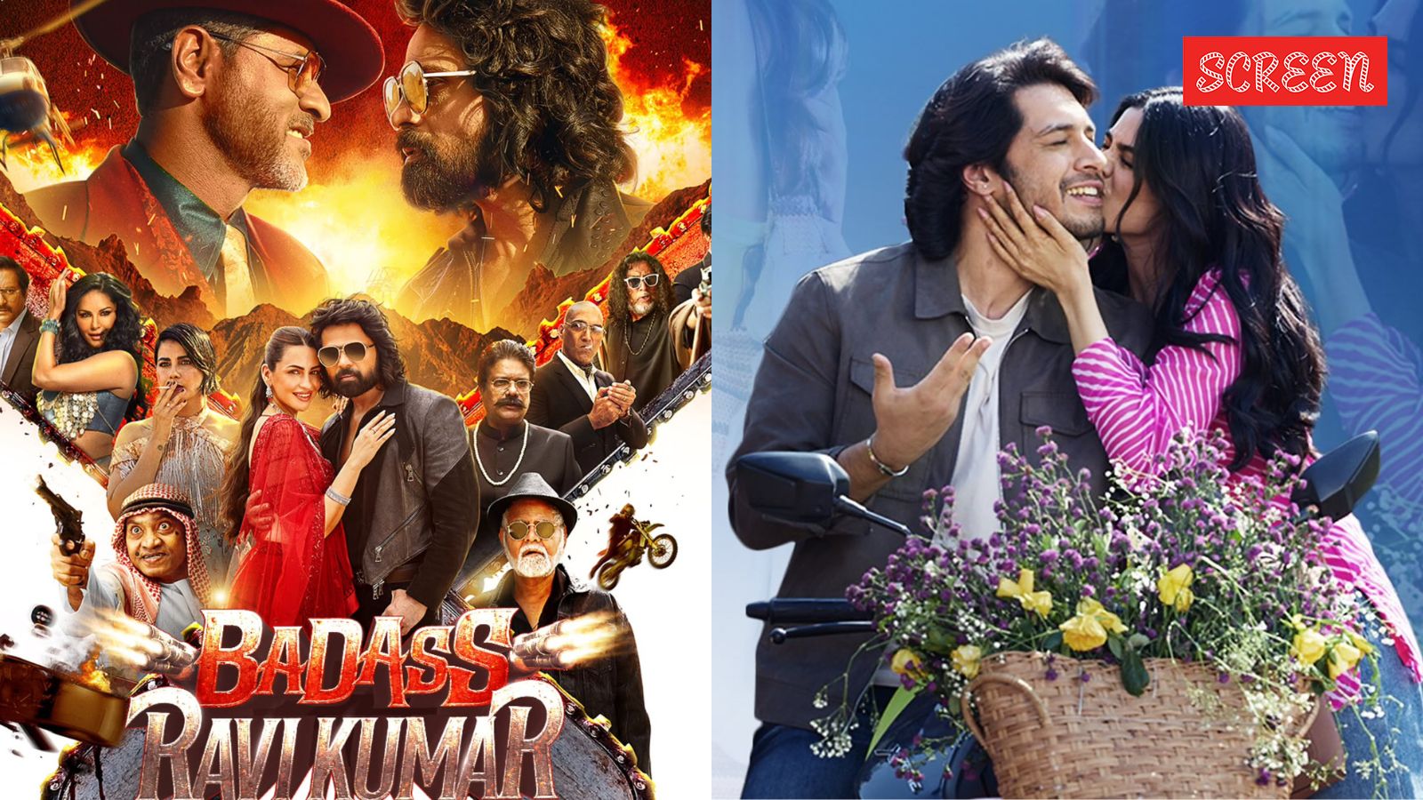 Badass Ravikumar vs Loveyapa box office collection day 6: Himesh Reshammiya’s film takes the lead over Junaid Khan-Khushi Kapoor’s rom-com