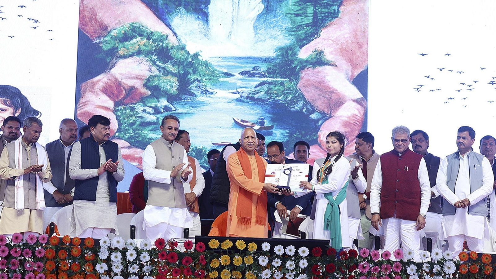 Samajwadi Party hurt by anything boosting Sanatan Dharma & national pride: Adityanath at Milkipur bypoll rally | Lucknow News Samajwadi Party hurt by anything boosting Sanatan Dharma & national pride: Adityanath at Milkipur bypoll rally | Lucknow News