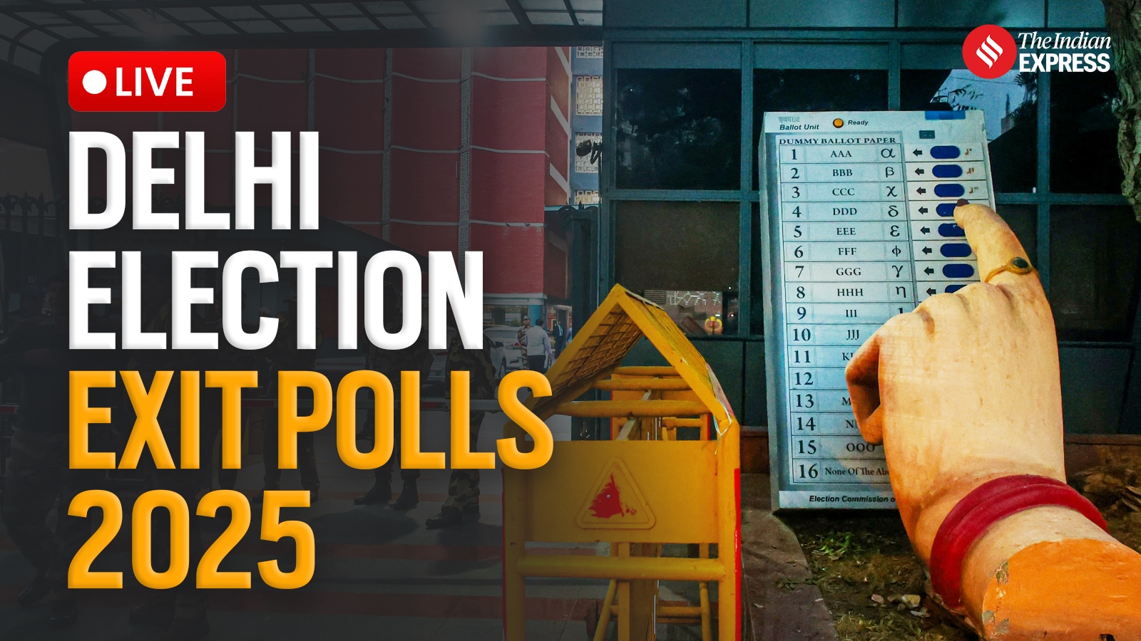 Delhi Assembly Election Exit Poll Results 2025 LIVE Updates Delhi