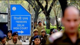 Delhi high court Urges online classes for law students.