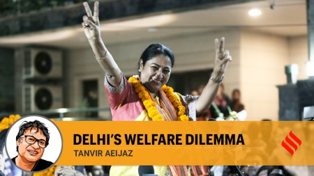 Delhi CM Rekha Gupta. (Express photo by Gajendra Yadav)