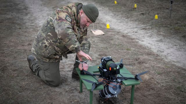 Ukrainian drone attack