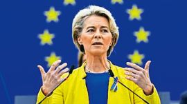 European Commission, EU chief chief india visit, US-Russia talks, Ursula von der Leyen, Indian express news, current affairs