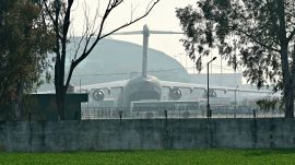 A US military aircraft — an IC-17 Globemaster — carrying 104 deported Indians landed at the Amritsar airport on February 5.