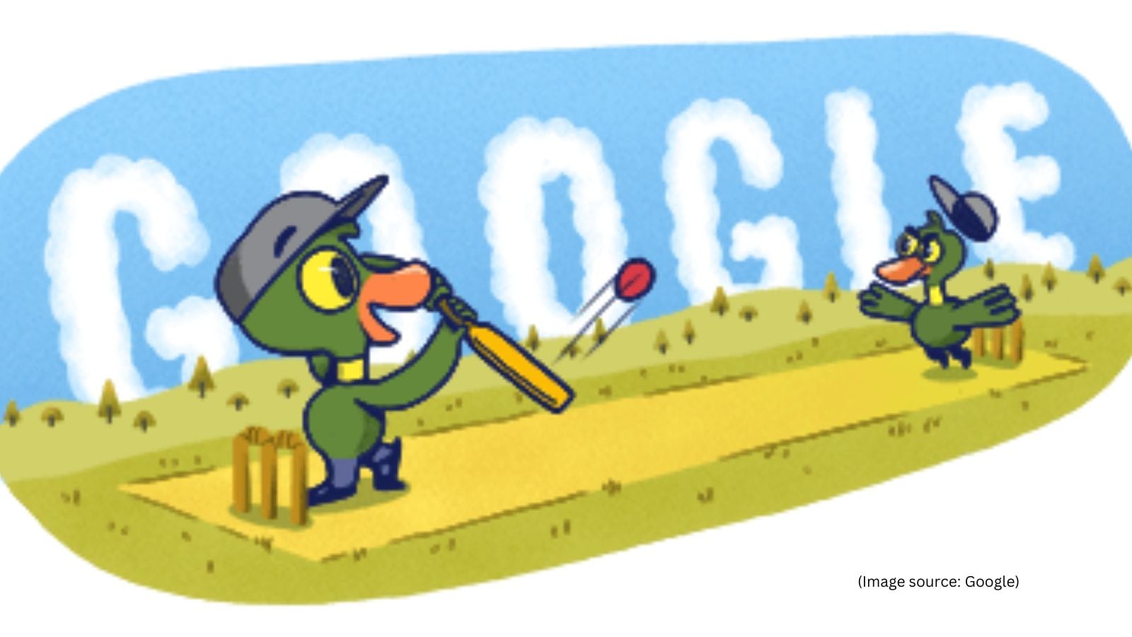 Google Doodle today celebrates Women’s Premier League 2025 kickoff with cricket-themed artwork